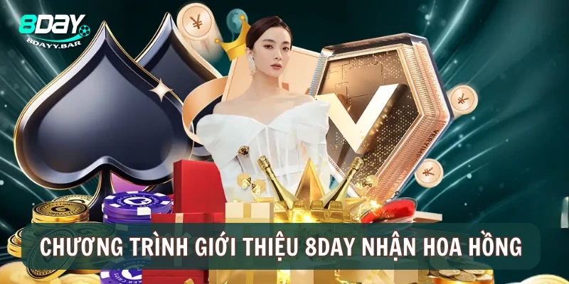 Chương trình giới thiệu 8DAY nhận hoa hồng